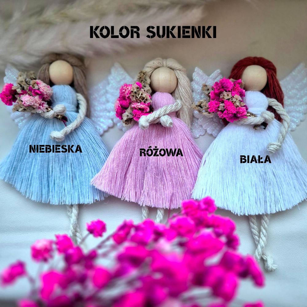 Aniołek na Komunię Świętą w złotej ramce - prezent z personalizacją - obrazek 8