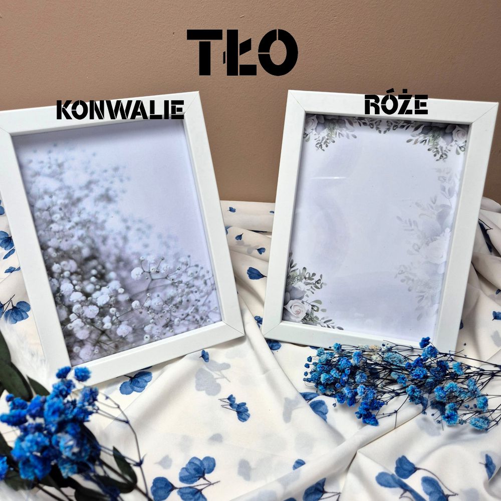 Anioł Stróż w białej ramce – podziękowanie dla Chrzestnych lub Dziadków od chłopca - obrazek 5