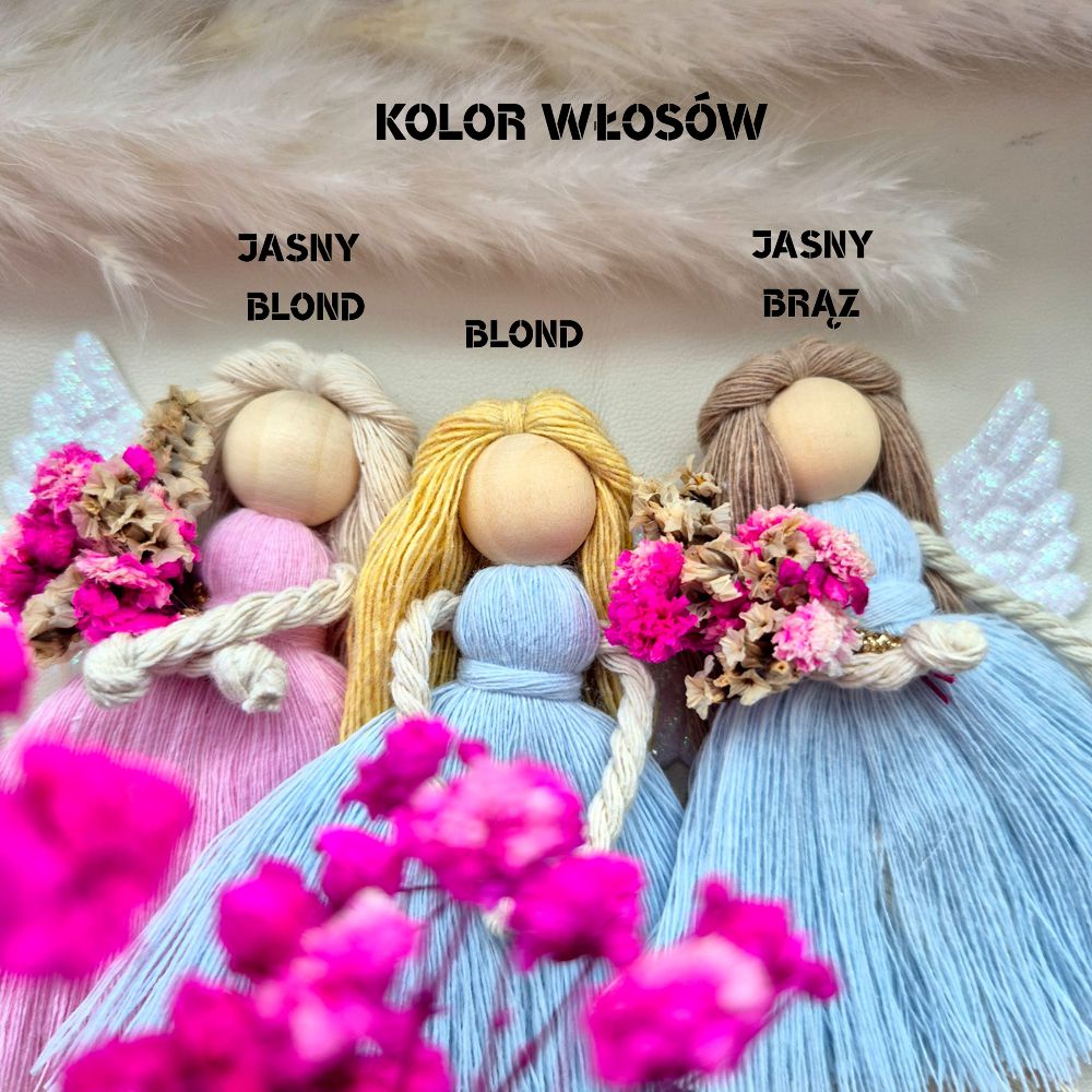 Aniołek na Komunię Świętą w złotej ramce - prezent z personalizacją - obrazek 9