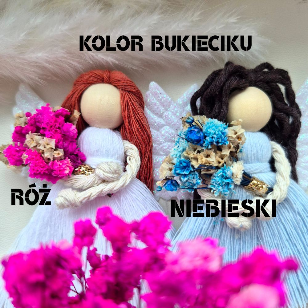 Aniołek na Komunię Świętą w złotej ramce - prezent z personalizacją - obrazek 12