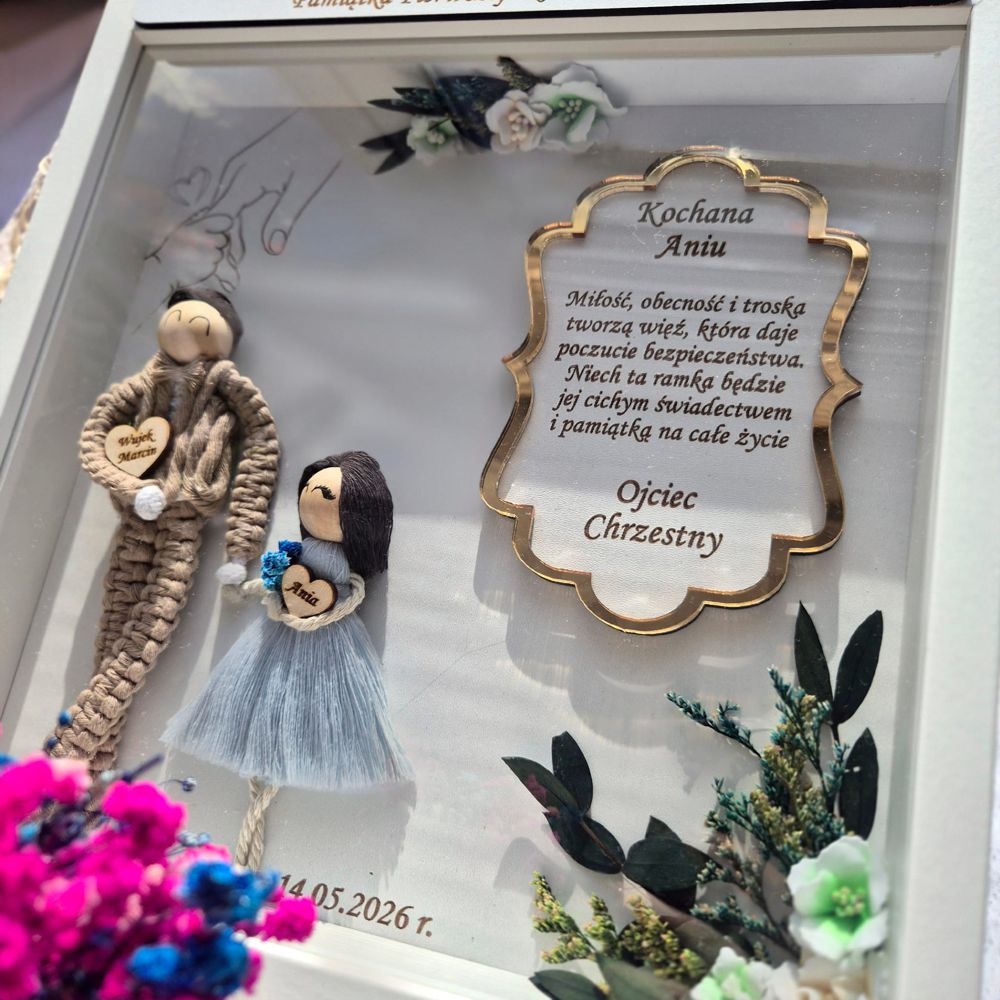 Personalizowany portret 3D Komunia – prezent dla dziecka na Komunie Świętą - obrazek 2