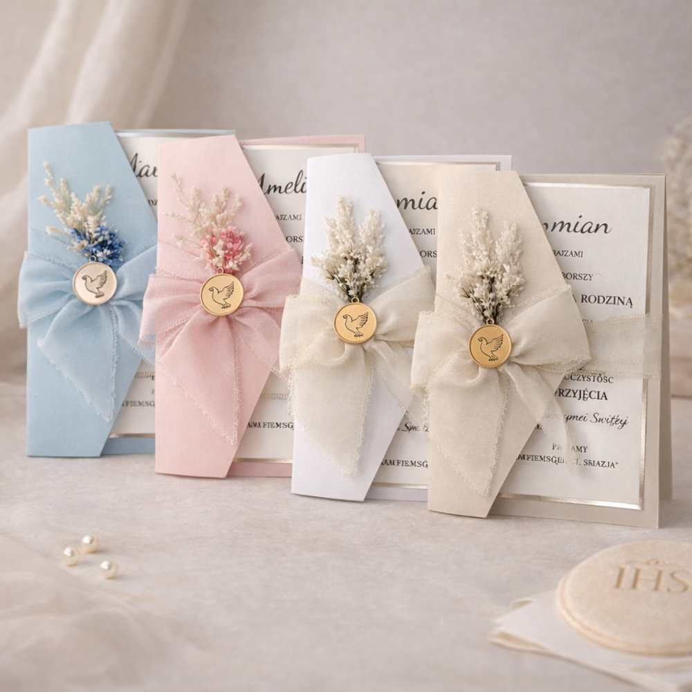 zaproszenia komunijne