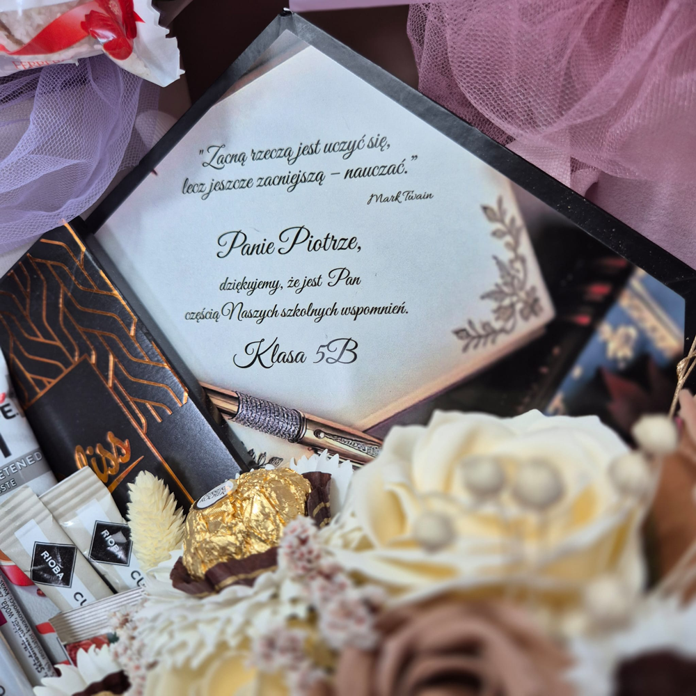 Personalizowany Box Koperta na Dzień Nauczyciela - obrazek 8