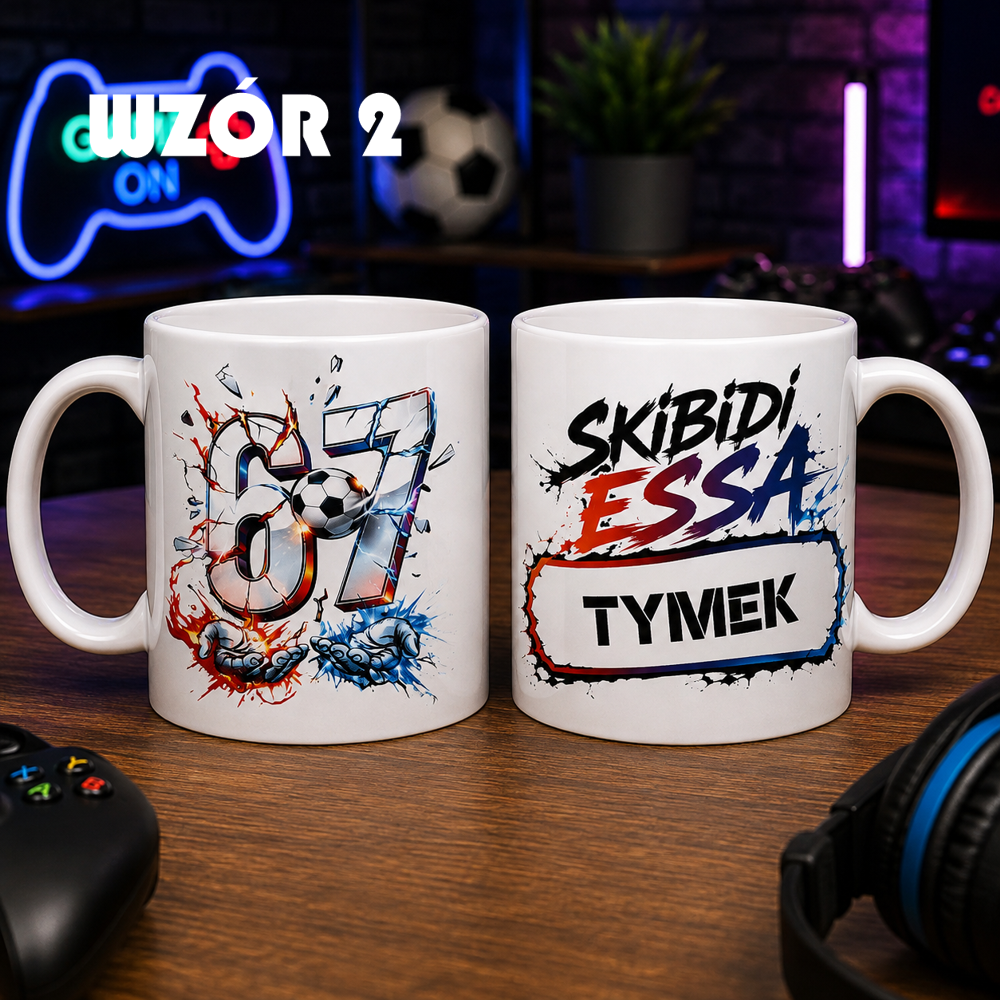 Personalizowany kubek z piłką na Dzień Chłopaka z imieniem – prezent do szkoły - obrazek 5
