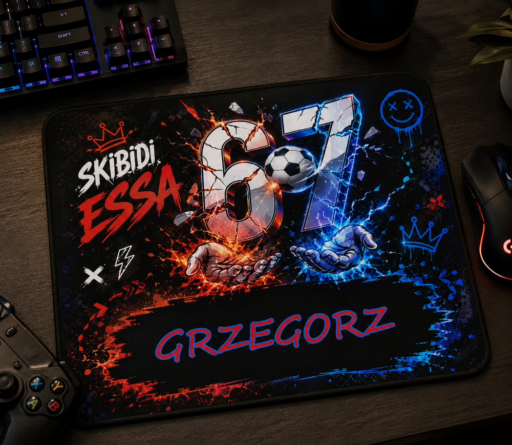Personalizowana podkładka pod myszkę z imieniem
